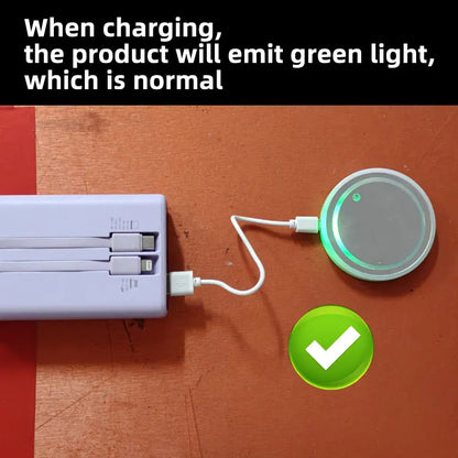 7 Colors LED Car Coasters Cup Holder